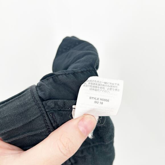 Madewell Womens Comfy Go-To Summer‎ Basic High Rise Pull On Shorts Size L Black - Picture 7 of 8